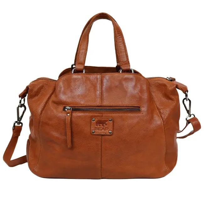 Bear Design 'Jinte' Hand-/schoudertas Cognac -  MJ2038