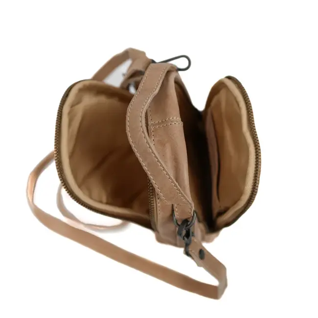 Bear Design  'Bodhi' Klein schoudertasje met ritsen Baltic Beige - CL 45353