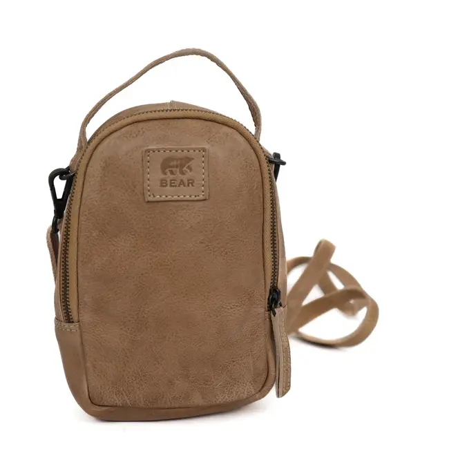 Bear Design  'Bodhi' Klein schoudertasje met ritsen Baltic Beige - CL 45353