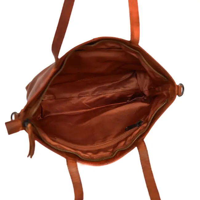 Bear Design  'Lola' Klein hand-/schoudertasje  Cognac - CL45062