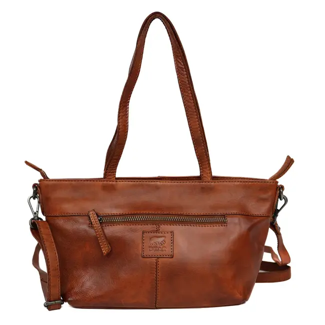 Bear Design  'Lola' Klein hand-/schoudertasje  Cognac - CL45062