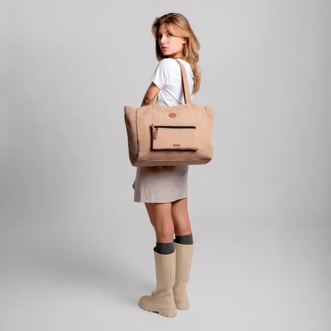 Cabaïa  Maxi Tote Bag 'Velvet' - Luxor