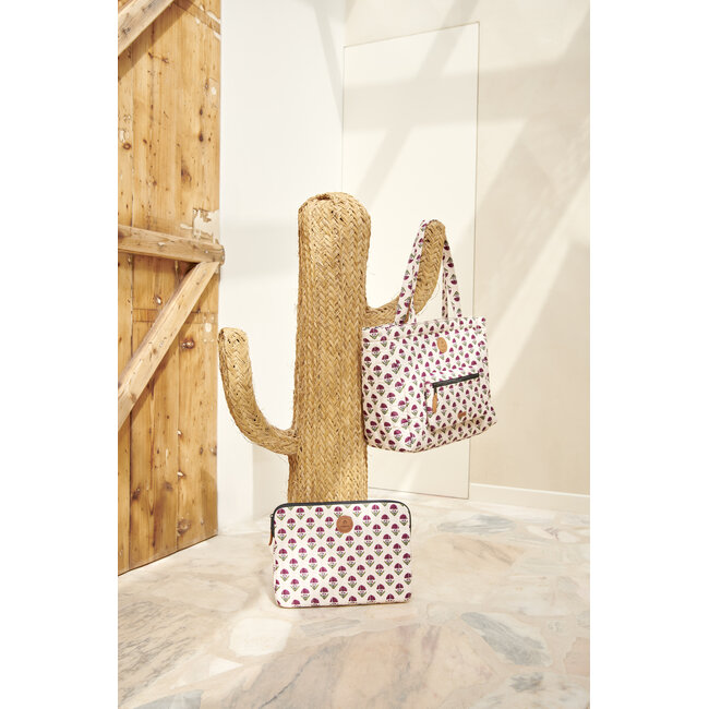 Cabaïa  Maxi Tote Bag 'Quilted Twill' - Aruba