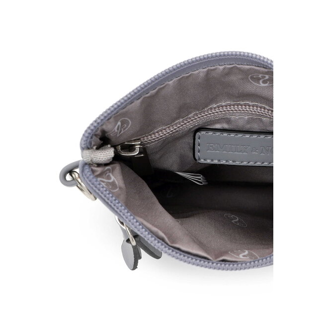 Emily & Noah 'Jill' Crossbody/Schoudertas Small - Kristal Blauw