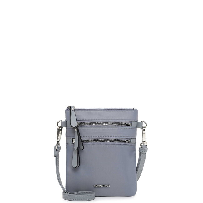Emily & Noah 'Jill' Crossbody/Schoudertas Small - Kristal Blauw