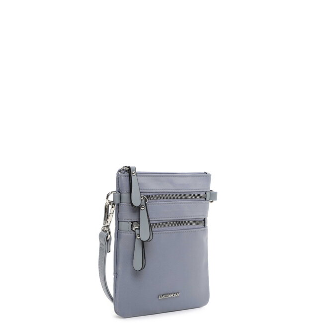 Emily & Noah 'Jill' Crossbody/Schoudertas Small - Kristal Blauw
