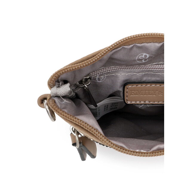 Emily & Noah 'Jill' Crossbody/Schoudertas Small - Zand