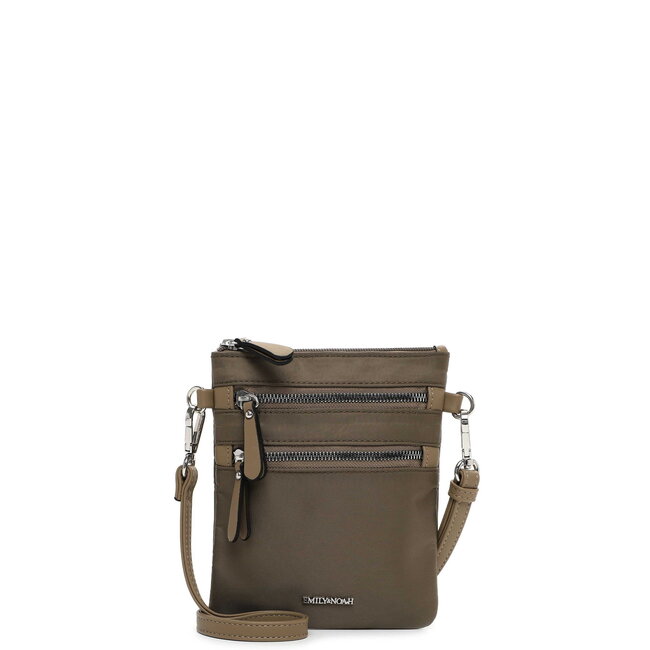 Emily & Noah 'Jill' Crossbody/Schoudertas Small - Kaki