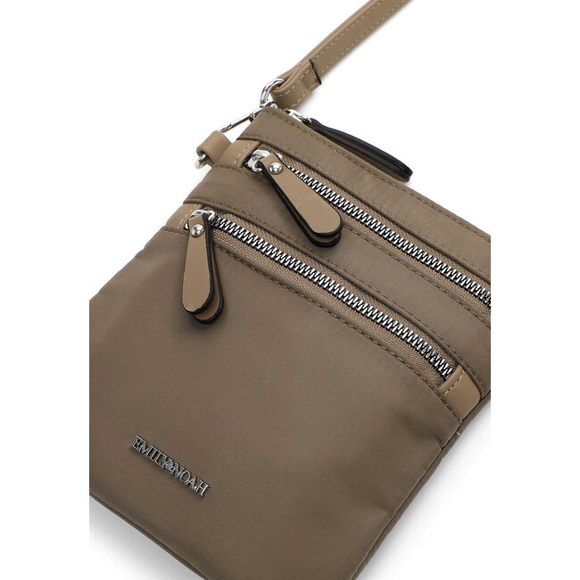 Emily & Noah 'Jill' Crossbody/Schoudertas Small - Kaki