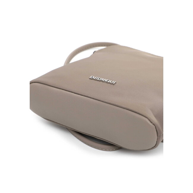 Emily & Noah 'Jill' Crossbody/Schoudertas - Taupe