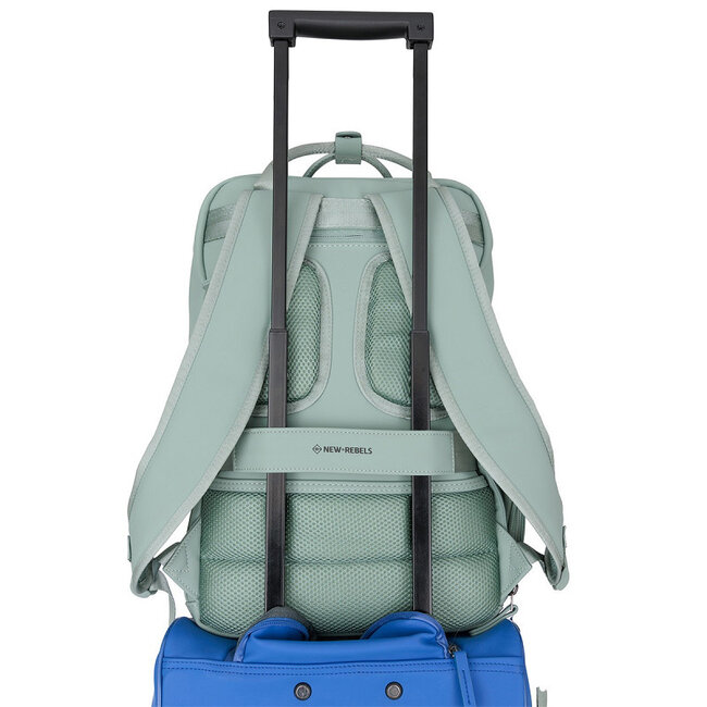 New Rebels William-Milwaukee Handel Backpack 15 Inch - Salie Groen
