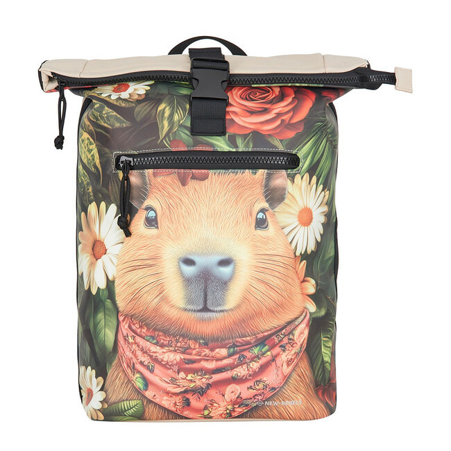 New Rebels Mart Arts Roll-Top Backpack (L) - 'Capibara'