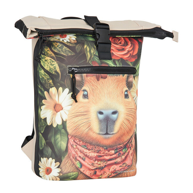 New Rebels Mart Arts Roll-Top Backpack (L) - 'Capibara'