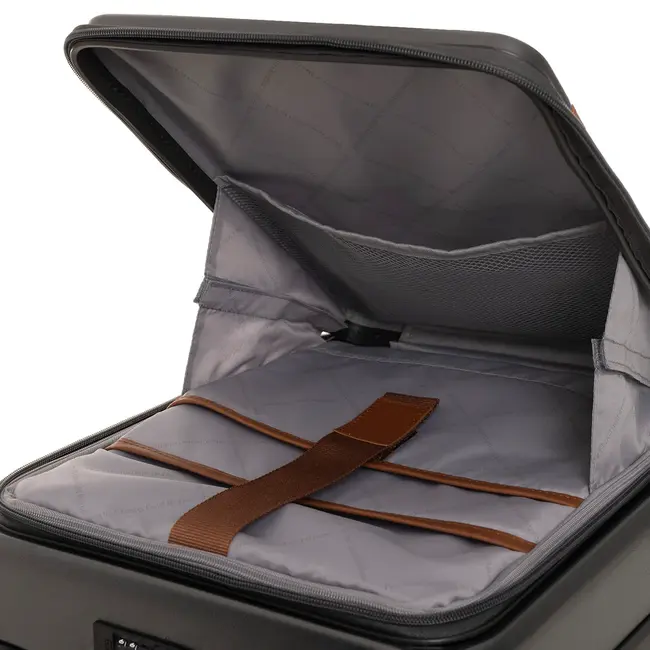 The Chesterfield Brand Handbagage Koffer met Voorvak 'Zuna' Urban Graphite