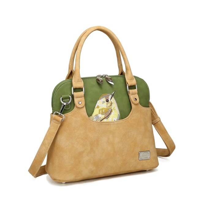 Hi-di-Hi 'Pippo' Hand/Schoudertas Peach/Green