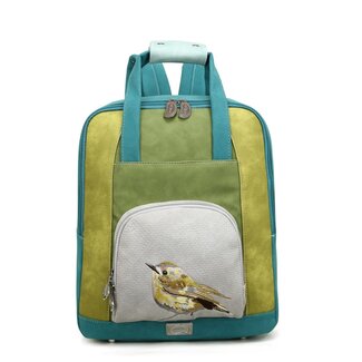 Hi-di-Hi 'Passage' Rugzak Petrol/L.Green - PG04