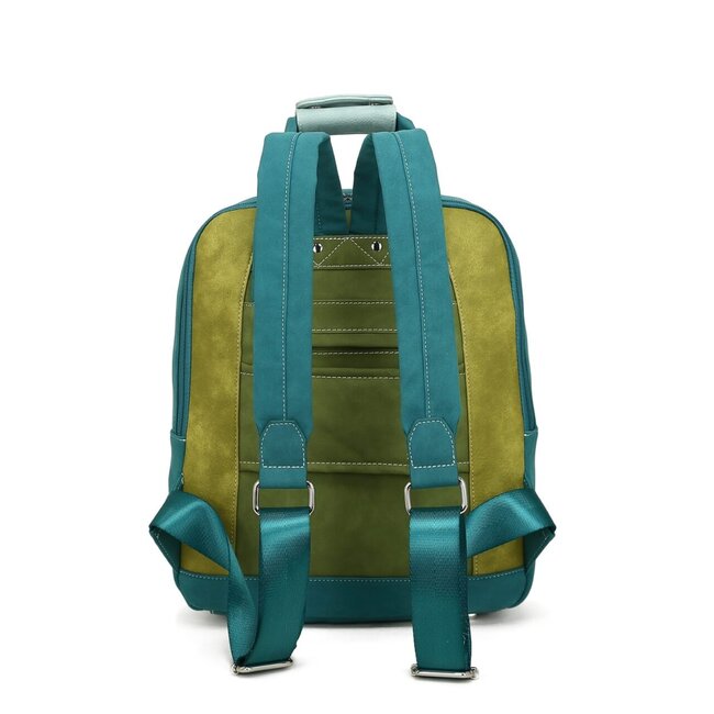 Hi-di-Hi 'Passage' Rugzak Petrol/L.Green - PG04