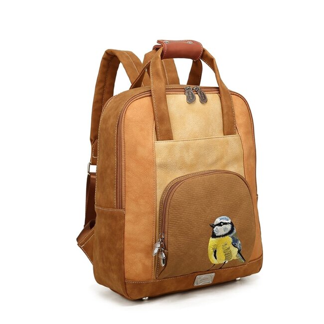 Hi-di-Hi 'Passage' Rugzak Cognac/Orange - PG03