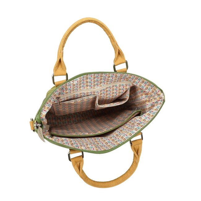 Hi-di-Hi 'Chit-Chat' Hand/Schoudertas/Shopper  Green/L.Green