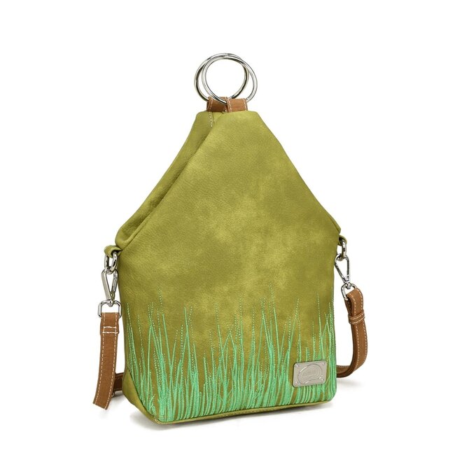 Hi-di-Hi 'Wildflower' 4-in-1 tas - Light Green