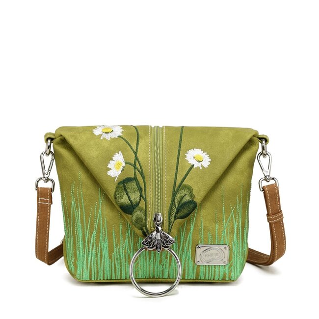 Hi-di-Hi 'Wildflower' 4-in-1 tas - Light Green