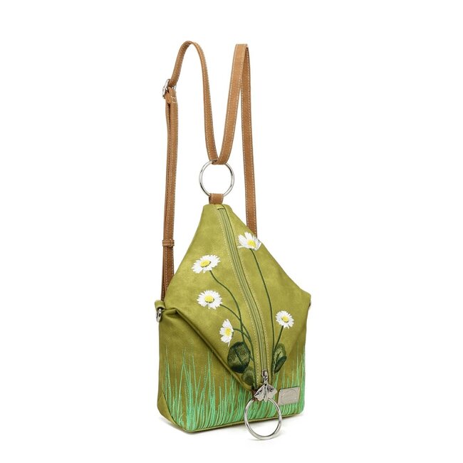 Hi-di-Hi 'Wildflower' 4-in-1 tas - Light Green