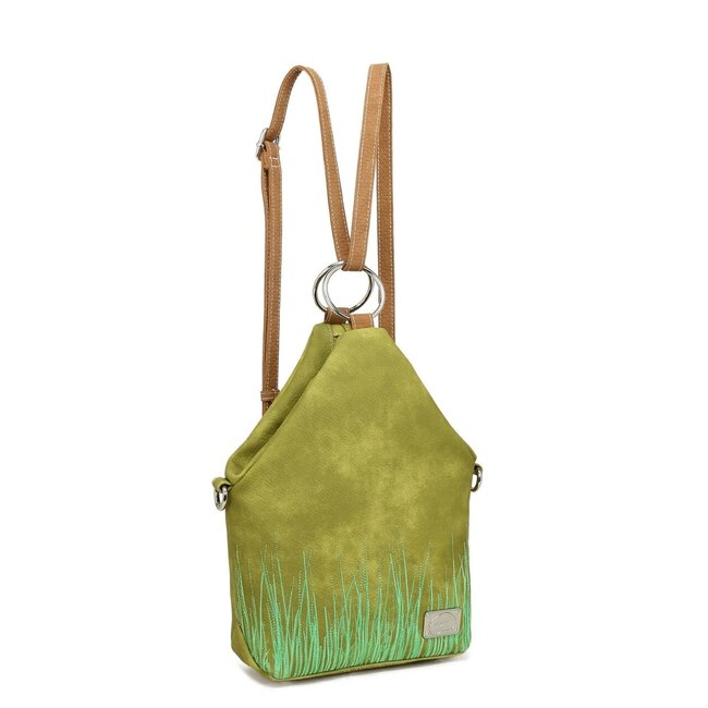 Hi-di-Hi 'Wildflower' 4-in-1 tas - Light Green