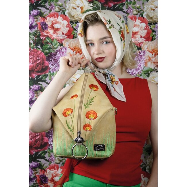 Hi-di-Hi 'Wildflower' 4-in-1 tas - Light Green