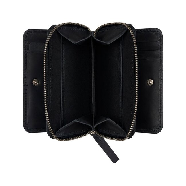 Burkely  'Cool Colbie' Double Billfold Wallet - Black