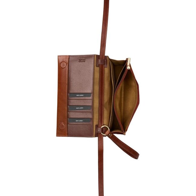 Burkely  'Fine Florence' Phone Bag - Chestnut