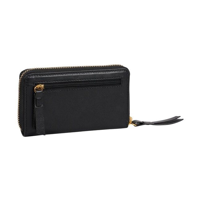 Burkely  'Fine Florence' Medium Zip Around Wallet - Black