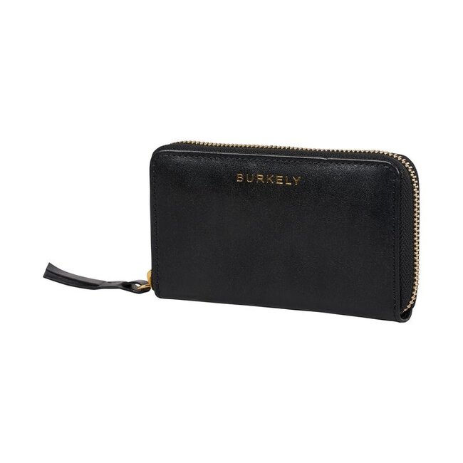 Burkely  'Fine Florence' Medium Zip Around Wallet - Black