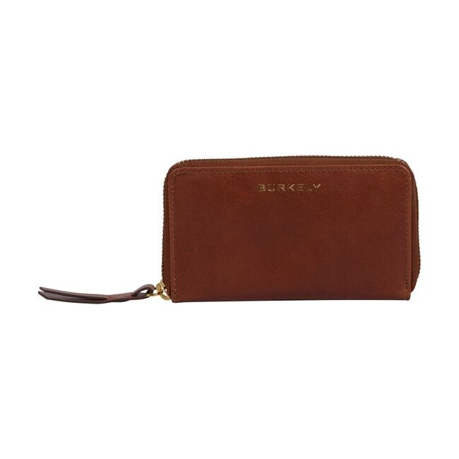 Burkely  'Fine Florence' Medium Zip Around Wallet - Chestnut