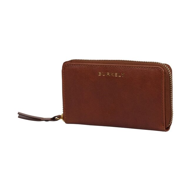 Burkely  'Fine Florence' Medium Zip Around Wallet - Chestnut