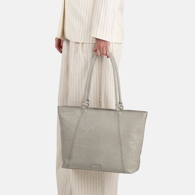 Burkely  'Cool Colbie' Wide Tote 15,6  - Grey