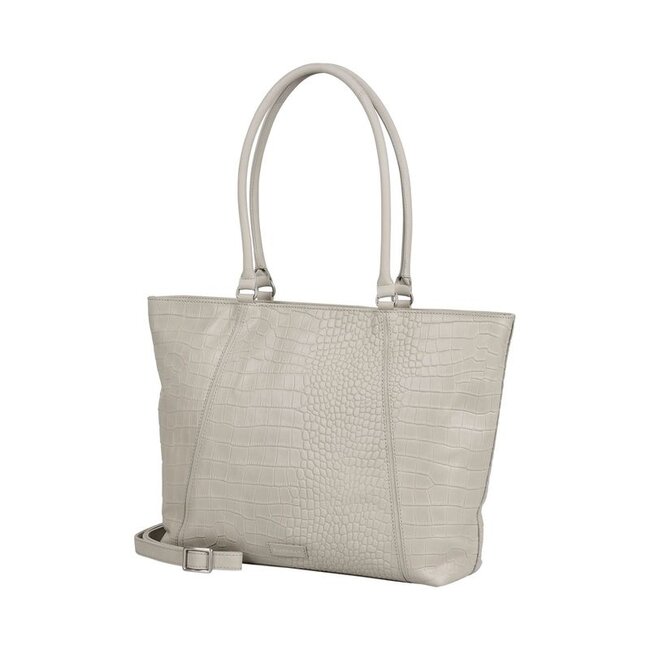 Burkely  'Cool Colbie' Wide Tote 15,6  - Grey