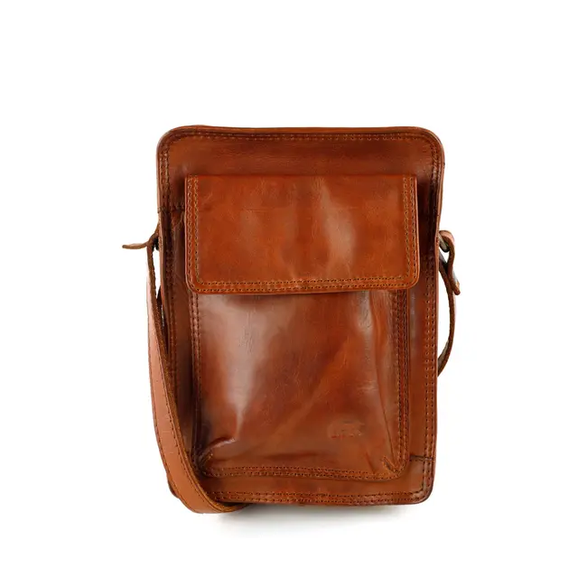 Bear Design Schoudertasje 'Carmen' Cognac