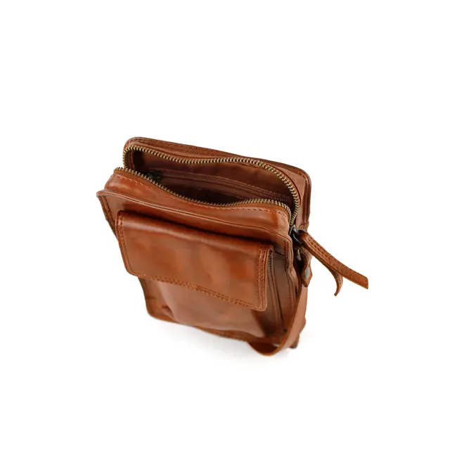 Bear Design Schoudertasje 'Carmen' Cognac