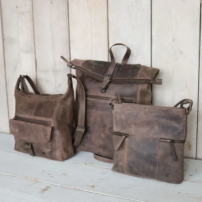 Bear Design Schoudertas 'Anna' Dark Nature Collectie