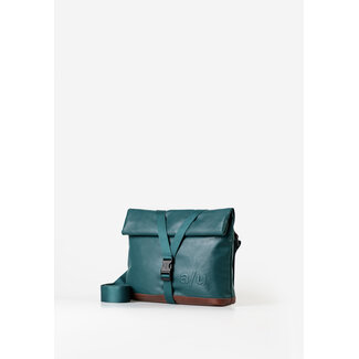 Aunts & Uncles 'Yao' Tranformative Teal - Schoudertas