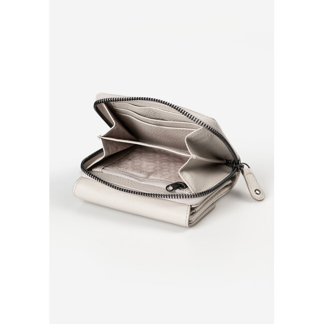 Aunts & Uncles Damesportemonnee 'Celia' - Chalk - Philocalist Collectie - RFID-beveiligd