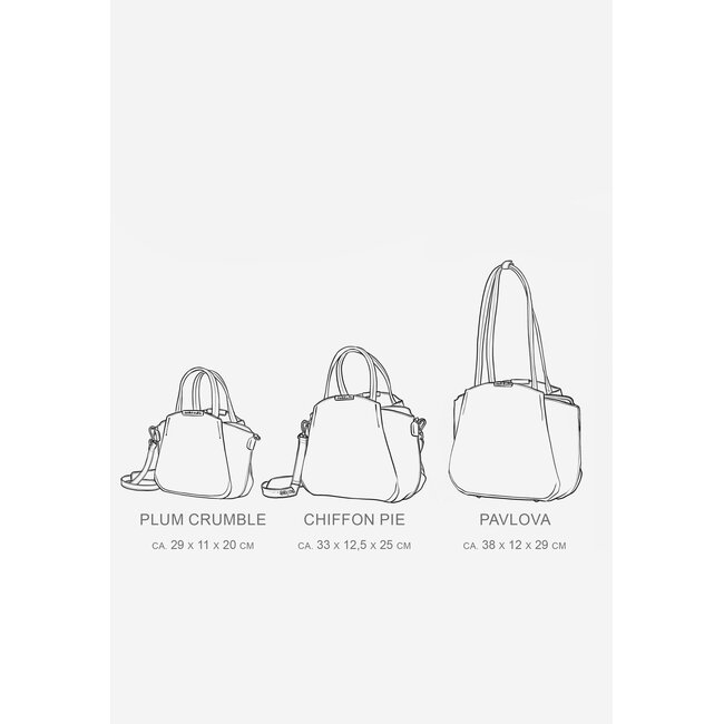 Aunts & Uncles Hand/Schoudertas 'Mrs. Plum Crumble' - Navy Blue