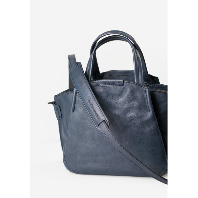 Aunts & Uncles Hand/Schoudertas 'Mrs. Plum Crumble' - Navy Blue