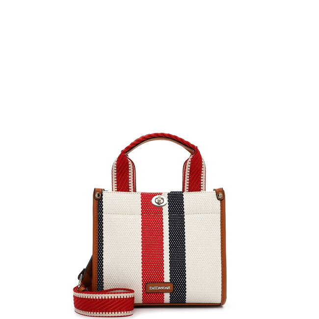 Emily & Noah  'Jasmin ' Bag in Bag Hand/Schoudertas - Rood