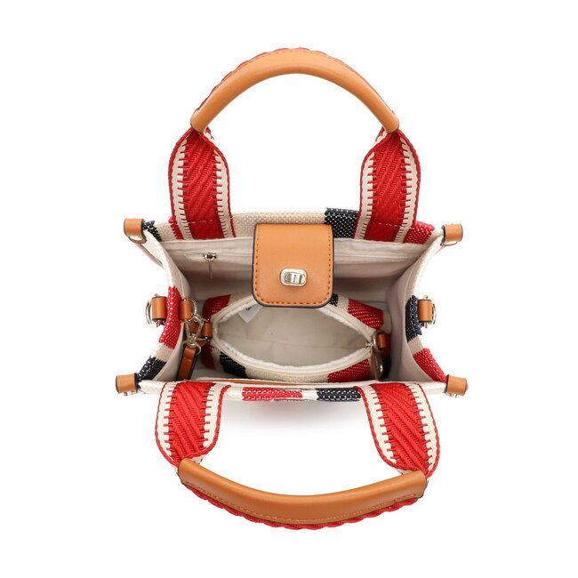 Emily & Noah  'Jasmin ' Bag in Bag Hand/Schoudertas - Rood