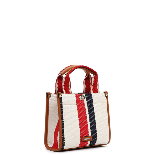 Emily & Noah  'Jasmin ' Bag in Bag Hand/Schoudertas - Rood