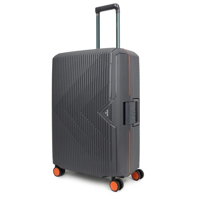 Decent 'Smart' Medium Trolley - Antraciet/Oranje 67x46x27cm