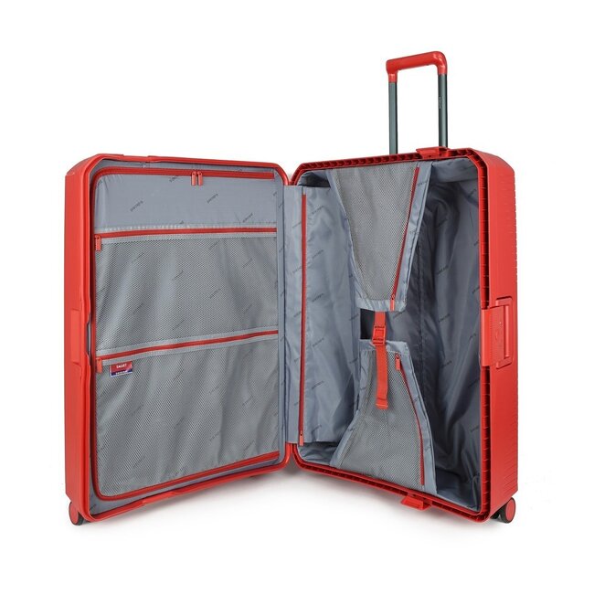 Decent 'Smart' Large Trolley - Rood 77x54,5x31,5cm