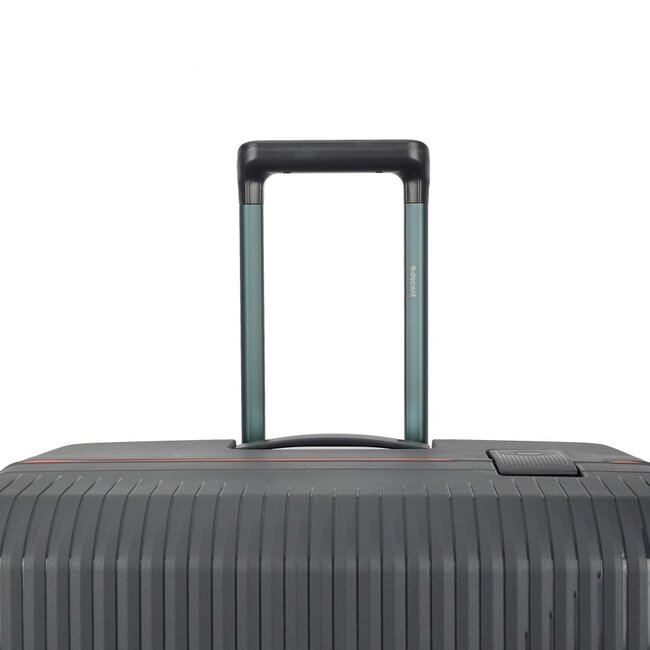 Decent 'Smart' Large Trolley - Antraciet/Oranje 77x54,5x31,5cm