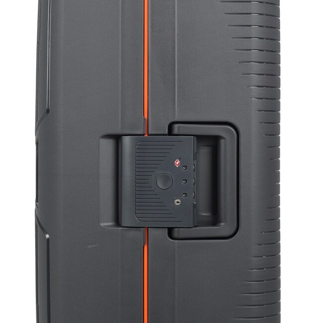 Decent 'Smart' Large Trolley - Antraciet/Oranje 77x54,5x31,5cm